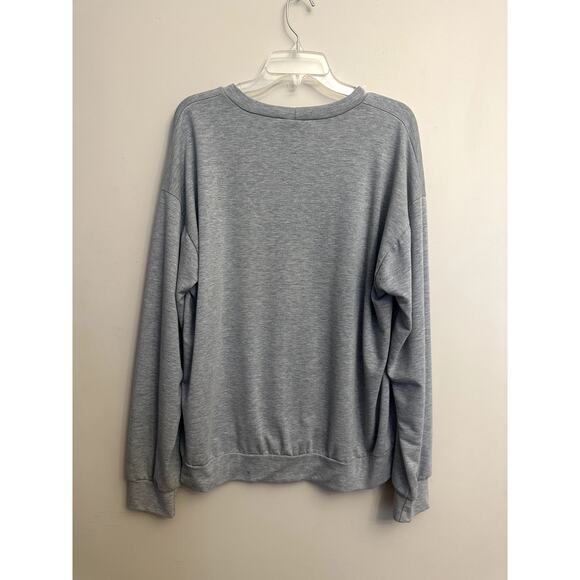 Fantastic Fawn Reindeer Cut-Out Sweatshirt – Gray – Size M - Picture 6 of 6